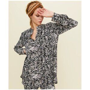 Zebra Print blouse